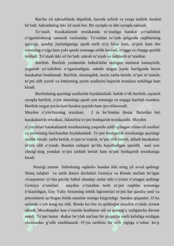 SURXONDARYO VILOYATI BOLALAR VA O’SMIRLAR FUTBOL AKADEMIYASINING RIVOJLANISHI VA TARAQQIYOTI 6