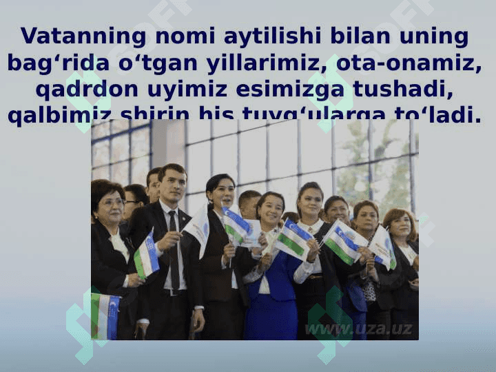 vatan taqdirimiz. Vatan g`urur 2