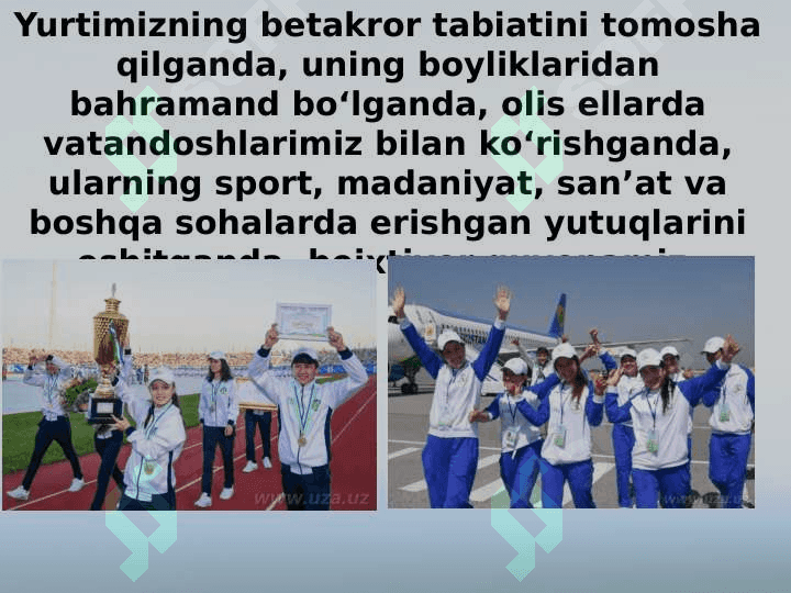 vatan taqdirimiz. Vatan g`urur 3