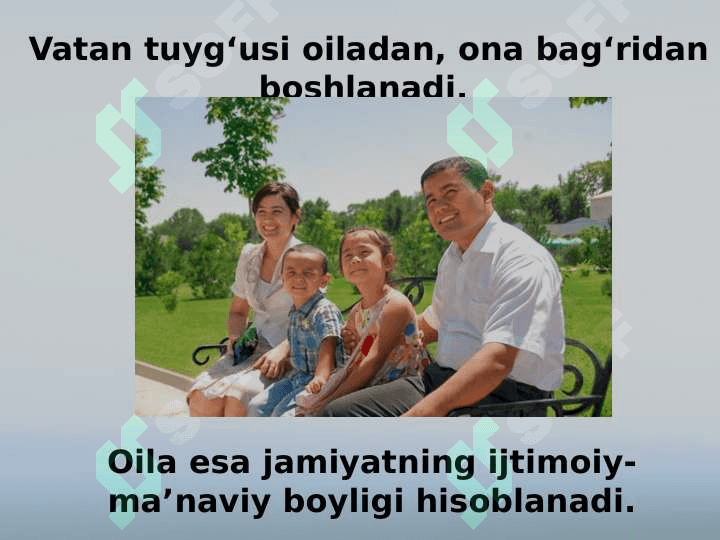Oilada kattalarga hurmat kichiklarga izzat tushunchasi 3