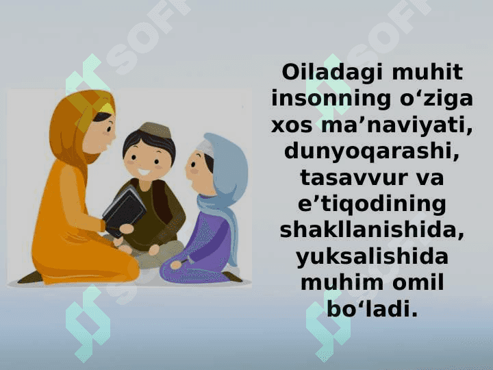 Oilada kattalarga hurmat kichiklarga izzat tushunchasi 4
