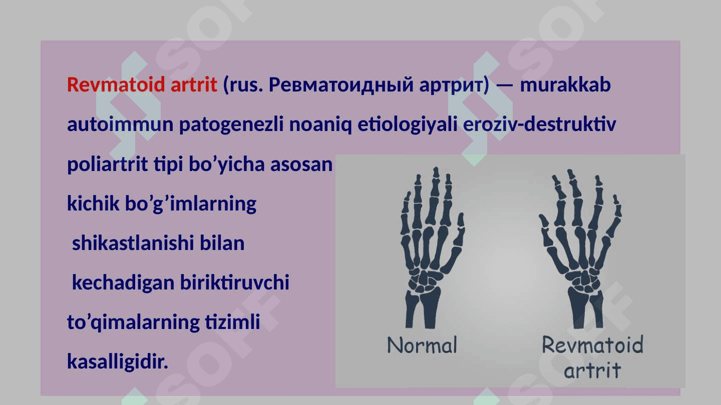 Revmatroid artrid 2