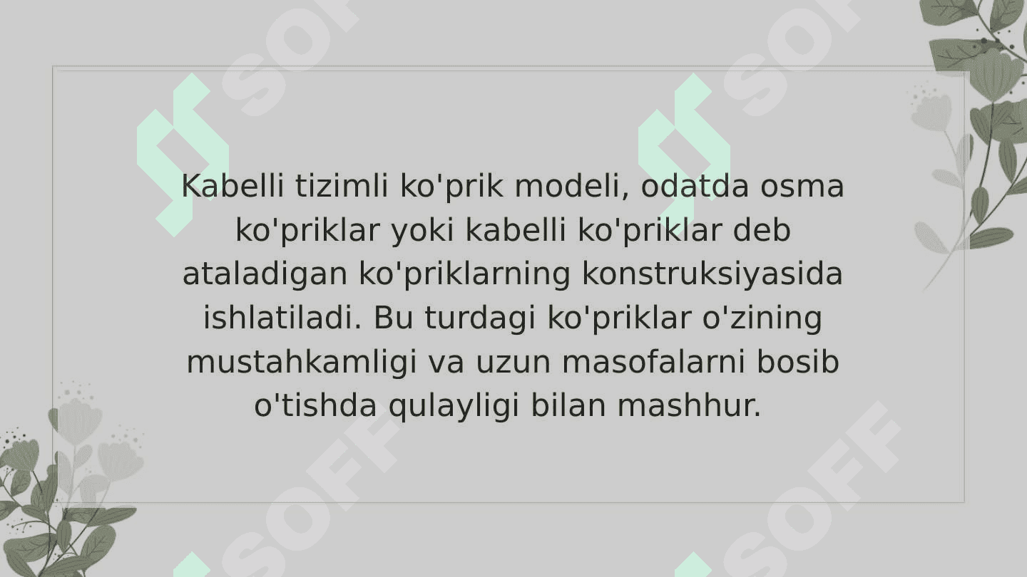 KO'PRIK DIZAYNI HISOB-KITOBLARI 3