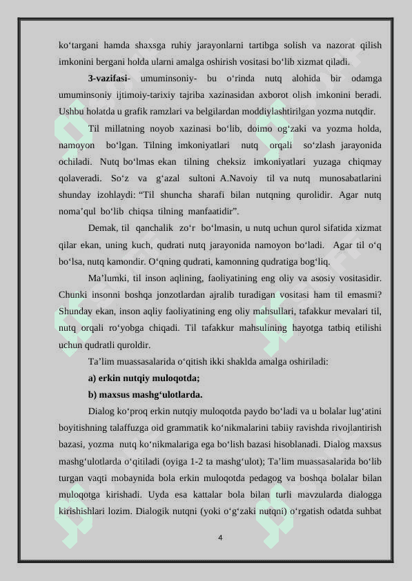 “AKADEMIK LITSEY ADABIYOT DARSLARIDA OG‘ZAKI VA YOZMA NUTQNI O‘STIRISH USULLARI” 5