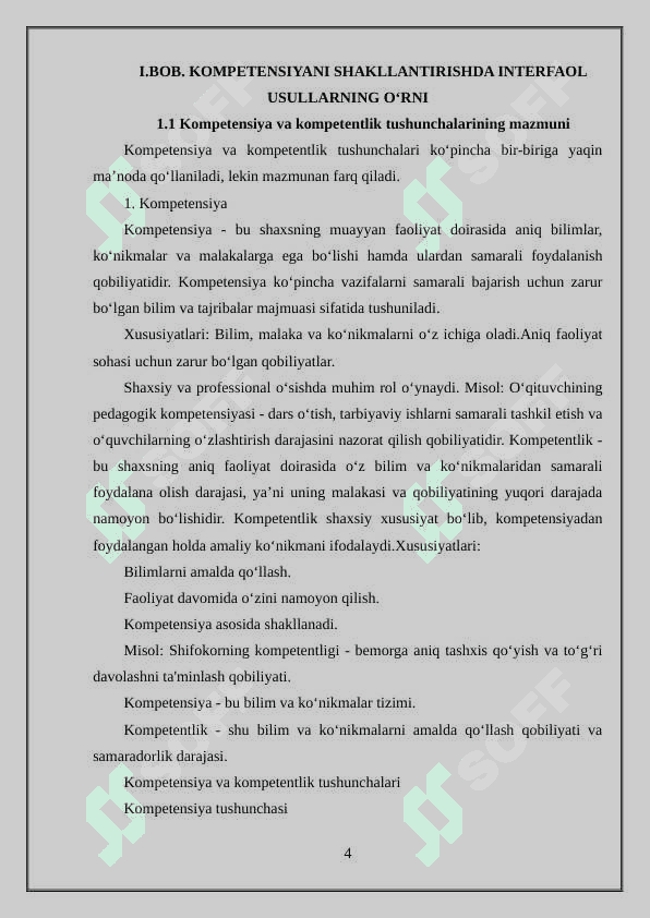 O‘QUVCHILARDA KOMPETENSIYANI SHAKLLANTIRISH TAMOYILLARI 4