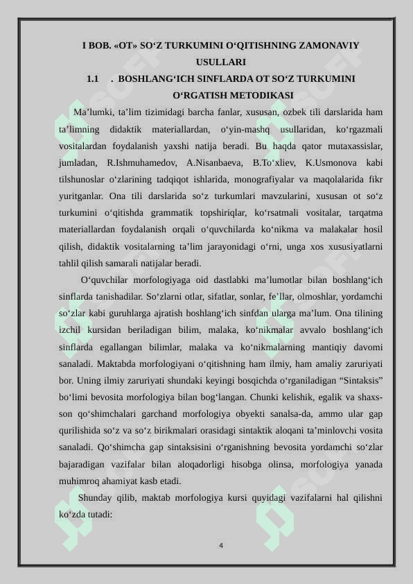 OT SO’Z TURKUMINI O’RGANISH JARAYONIDA O’QUVCHILAR NUTQINI O’STIRISH 4