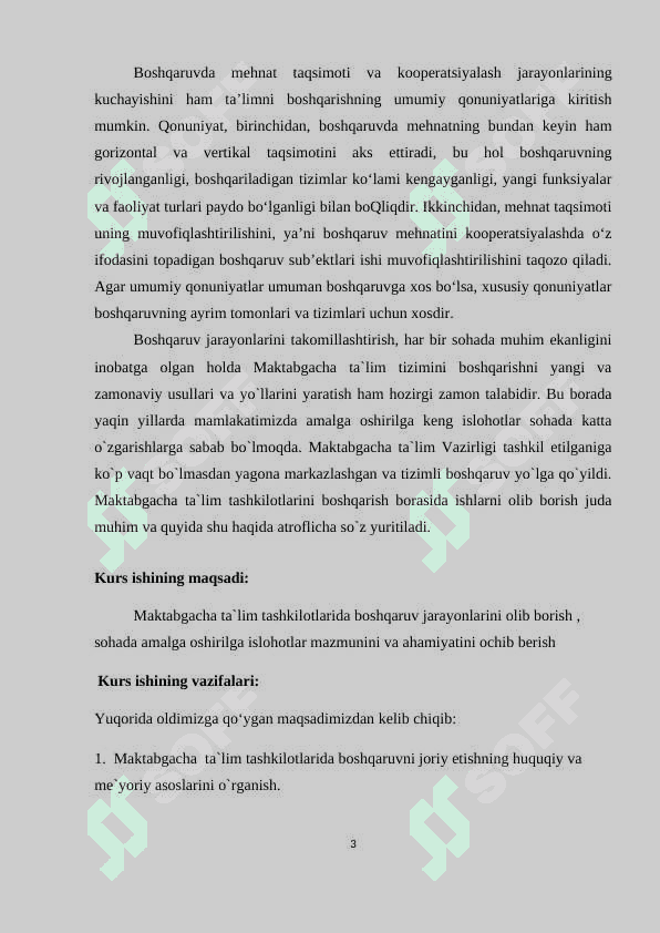 Maktabgacha ta`lim tashkilotlarida boshqaruvni tashkil etish 3