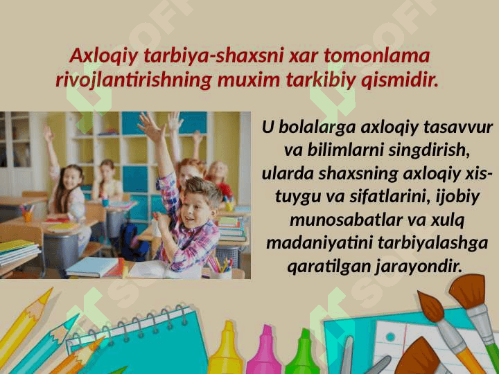 Bolalarni kattalar namunasida tarbiyalash. 3