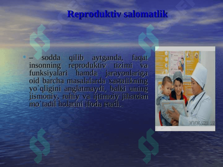 Reproduktiv salomatlik 3