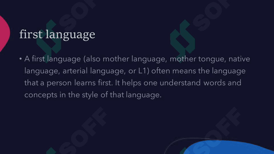 Language matters 3