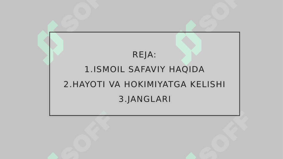 Shoh Ismoil Safaviy 2