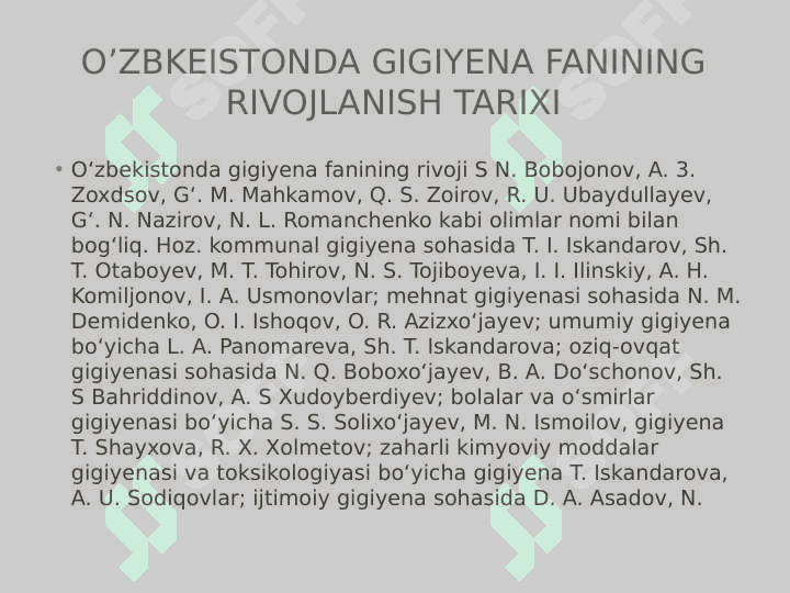 KO’z, quloq , burun  gigiyenasi 8