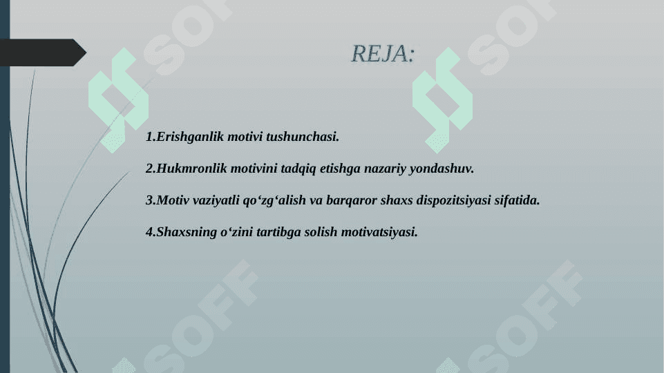 ERISHGANLIK AFFILASIYA XUKMRONLIK MOTIVLARI 2