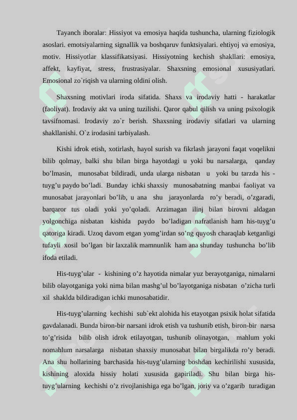 IRODA HAQIDA TUSHUNCHA 2