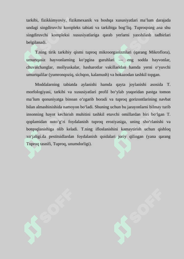 TUPROQ MIKROBIOMINI GENETIK TAHLIL QILISH VA QISHLOQ XÔJALIGIDA QÔLLASH 6