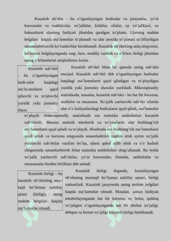 STATISTIK KUZATISHNING DASTURIY USLUBIY VA TASHKILIY MASALALARI 4