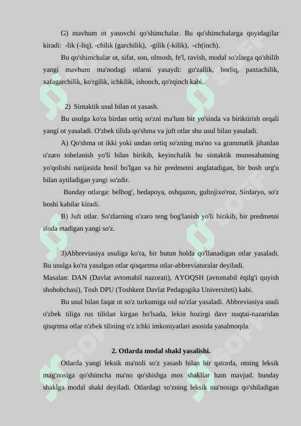 OTLARNING YASALISHI 3