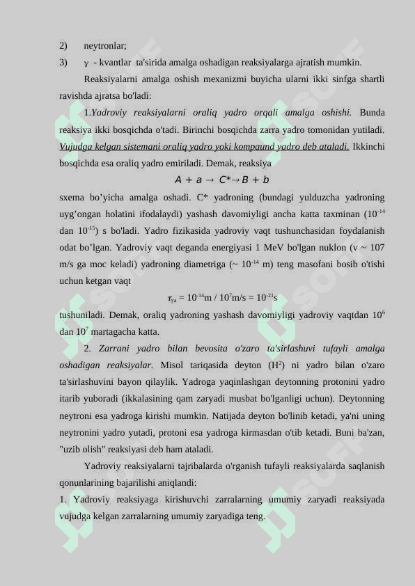 Radioaktivlik yadro reaksiyasi 8
