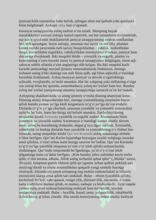 Axloqiy tarbiyada  Abdulla Qaxorning  Sinchalak  asridan foydalanish 3
