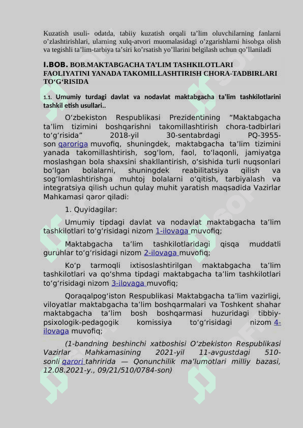 BOLALARDGA DAVLAT VA NODAVLAT MAKTABGACHA TA'LIMDA TA'LIM TARBIYA BERISH 5