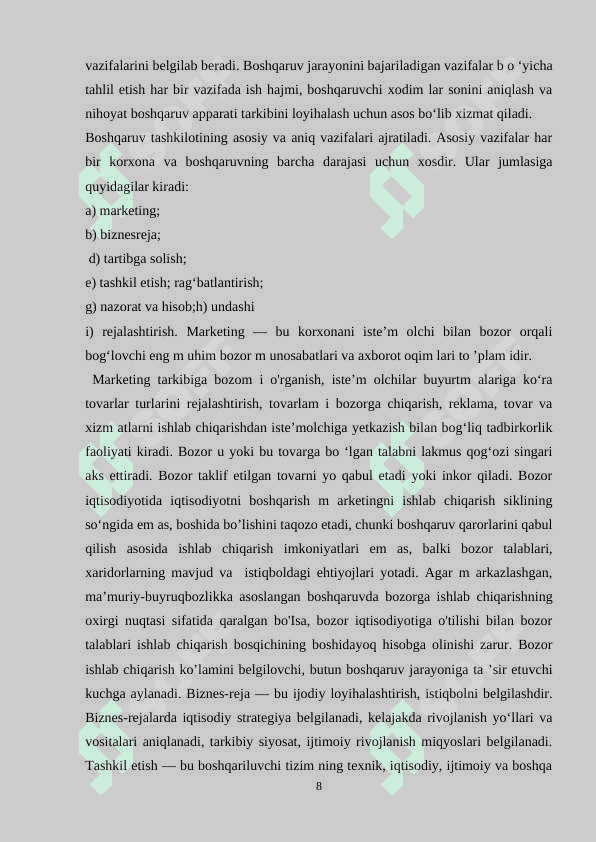 MAKTABGACHA TA’LIM TASHKILOTLARIDA TARBIYAVIY TADBIRLARNI O’TKAZISH 8
