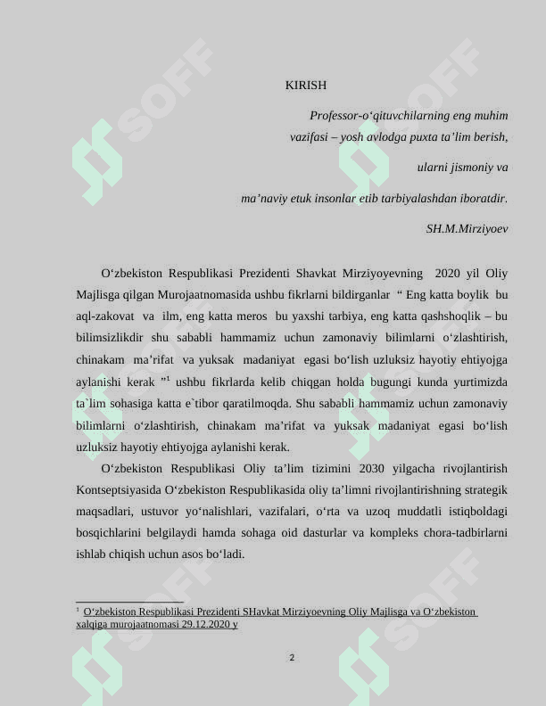 UZLUKSIZ TA’LIM 2