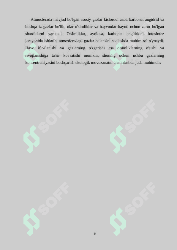 O`simliklarning gazlarga chidamliligi 6