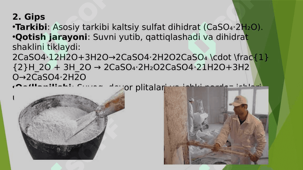 Havoda qotuvchi bogʻlovchi moddalar 3