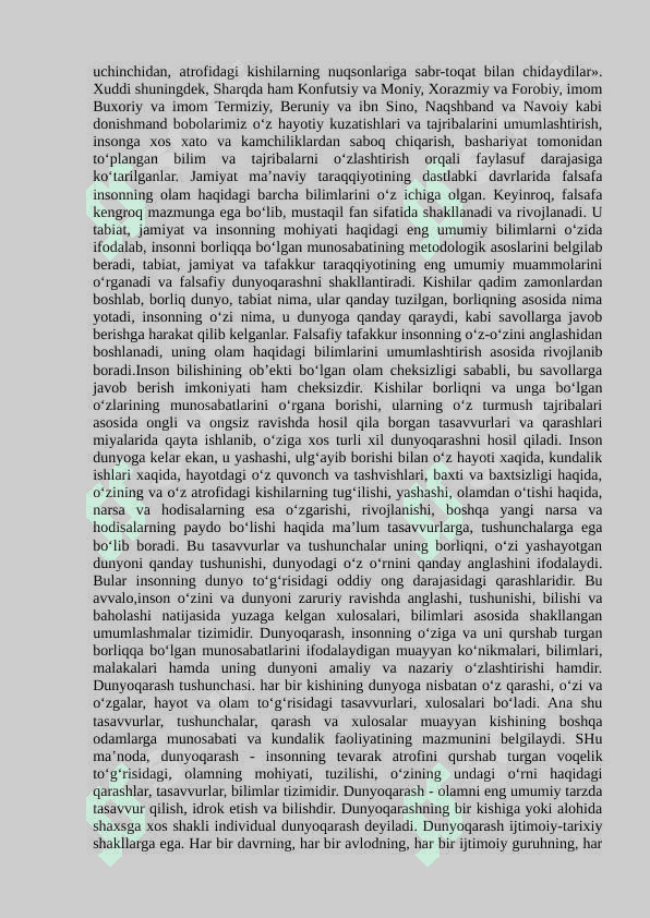 FALSAFA FANINING PREDMETI, MAZMUNI VA JAMIYATDAGI ROLI 3
