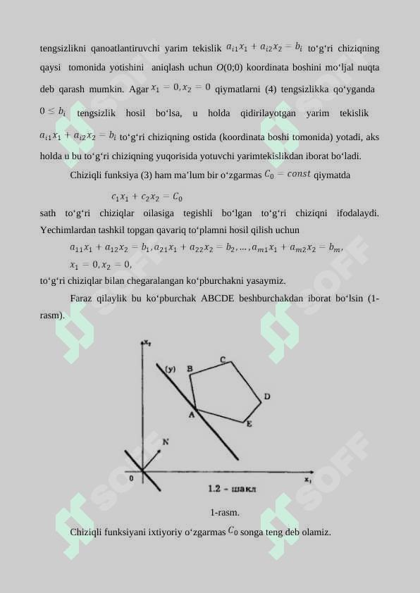 Chiziqli dasturlash masalasini grafik usulida yechish 2