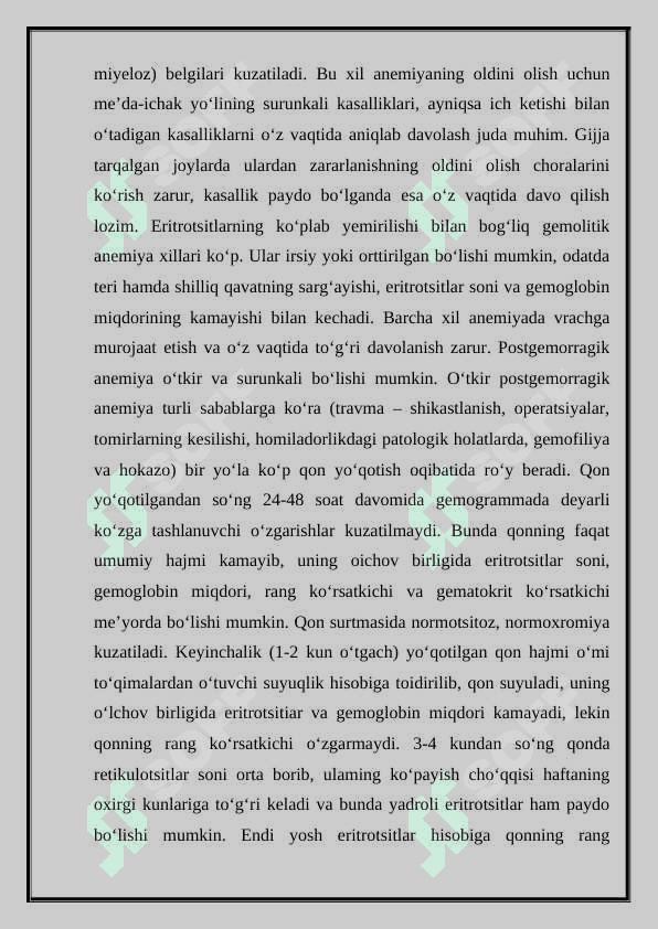 Folat kislotaning yetishmovchiligi 3