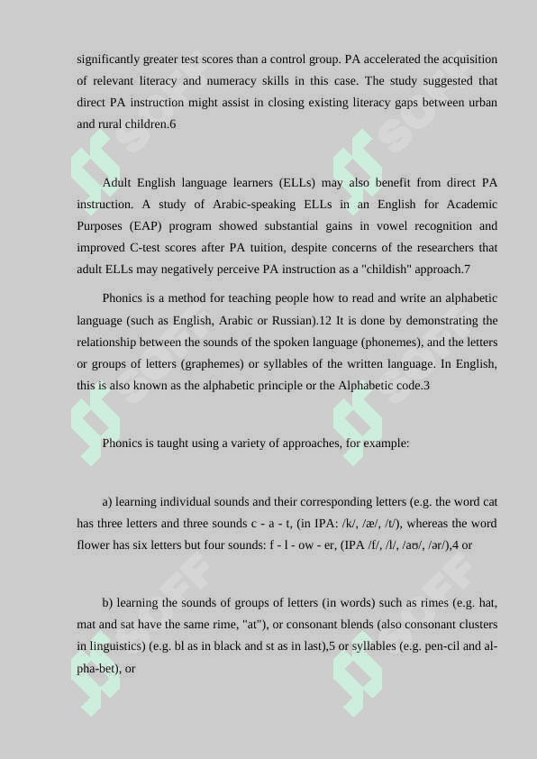 Differences of teaching phonemes in isolation 4