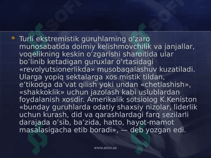 Diniy ekstremizm va terrorizm insoniyat uchun xavf ekanligi to’g’risida 5