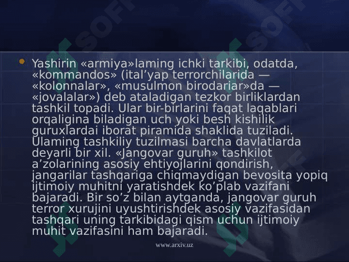 Diniy ekstremizm va terrorizm insoniyat uchun xavf ekanligi to’g’risida 6