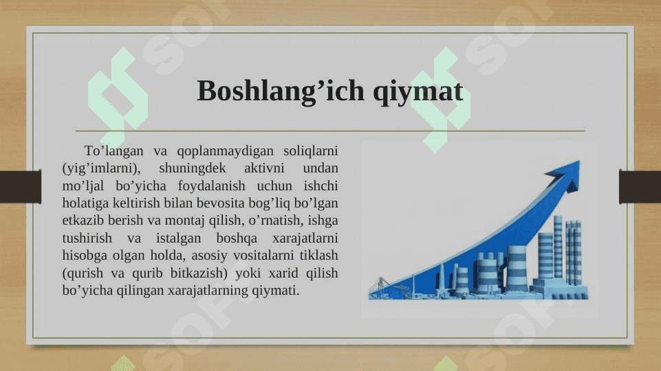Asosiy vositalar holati va ulardan samarali foydalanishni tahlili 8