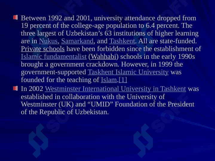 Education in Uzbekistan and England 5