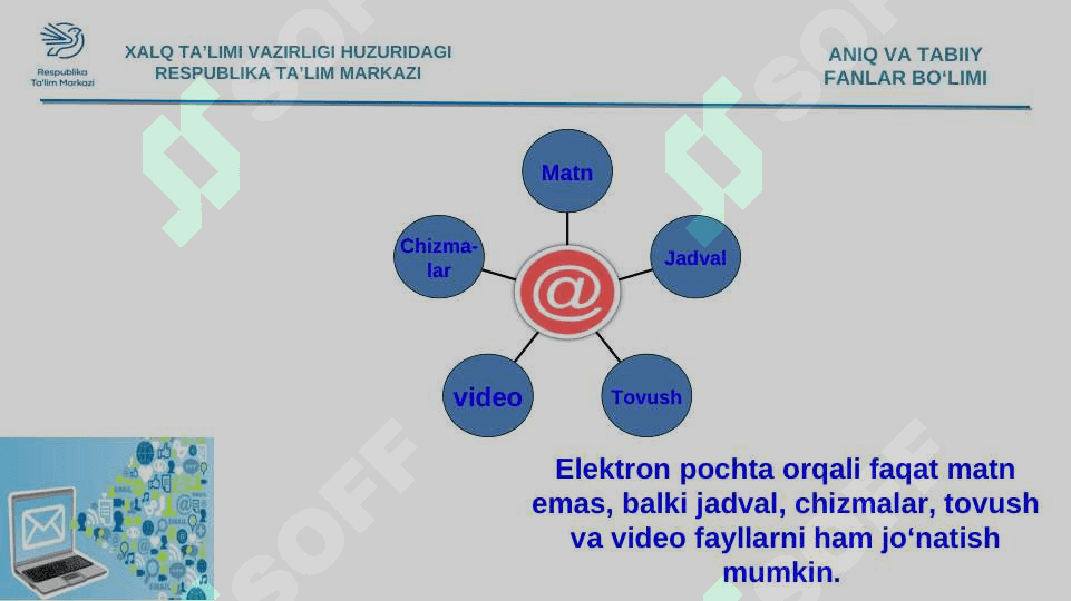ELEKTRON POCHTA XIZMATI TUZILMASI 6