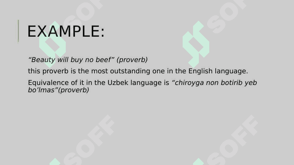 EQUIVALENCE IN TRANSLATION 3