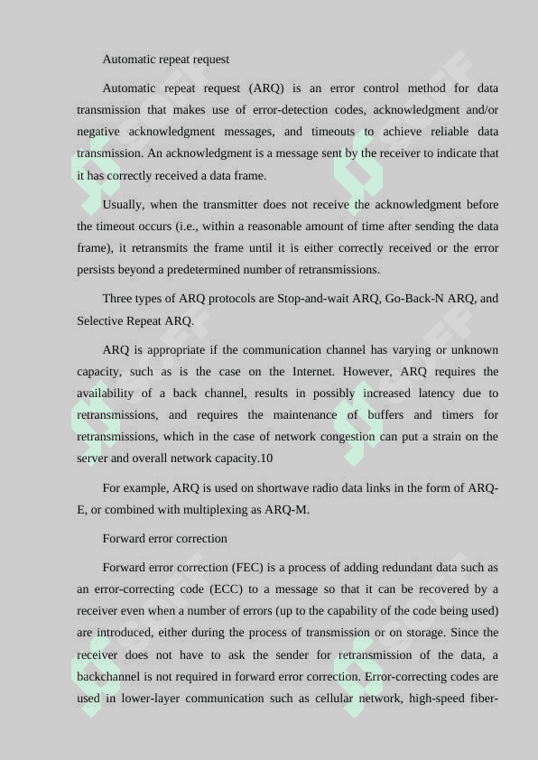 Error correction 4