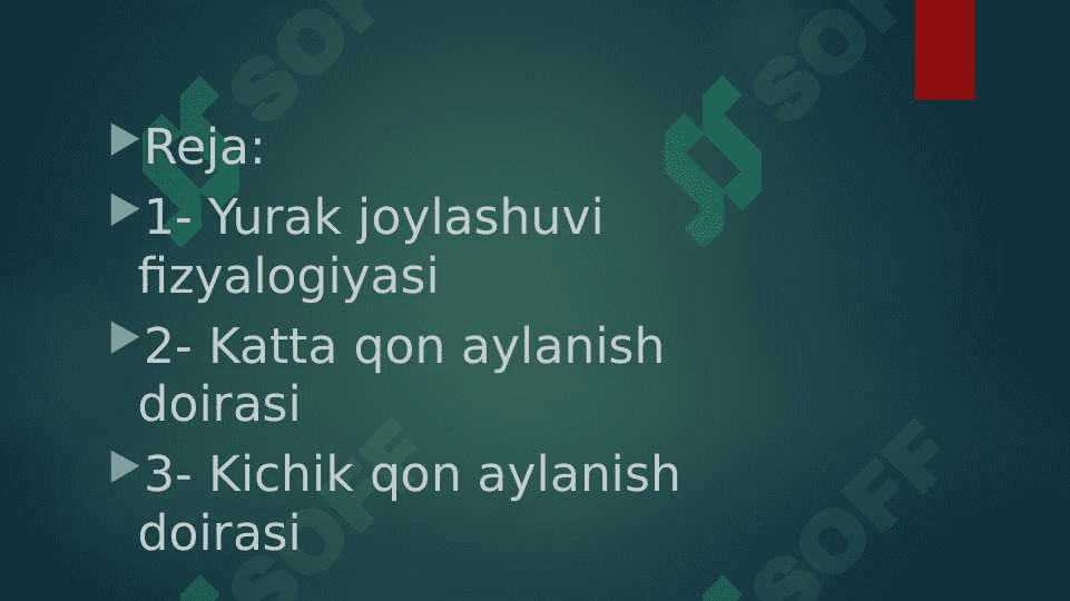 Yurak fiziologiyasi 2