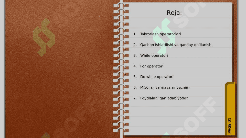 Python dasturlash tilida takrorlash operatorlari bilan ishlash 2