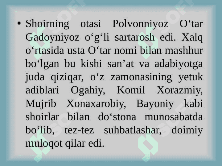 Avaz O'tar slayd 4