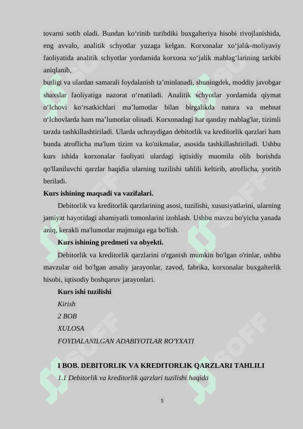 Kurs ishi 5