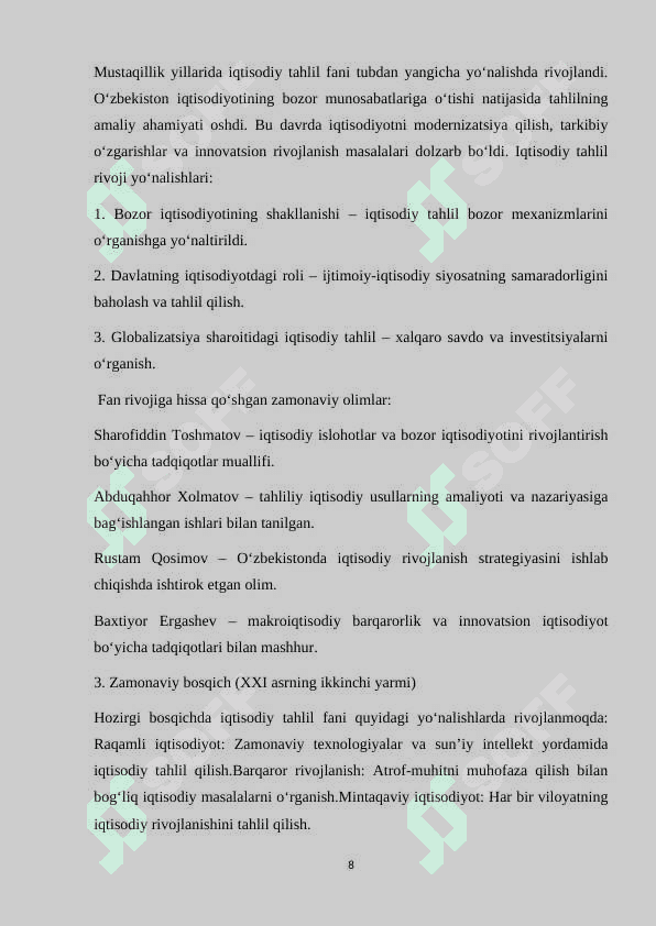 Kurs ishi 8