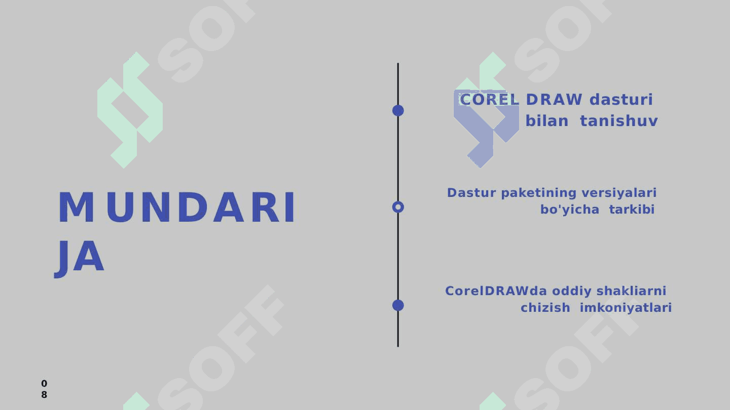 Corel Draw Suite Graphics X5 versiyaning dasturiy taʼminoti 2