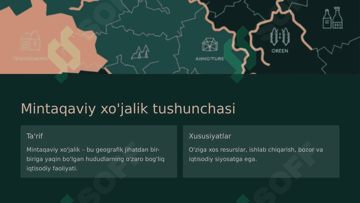 Dunyo xo‘jaligining mintaqaviy xususiyatlari 4