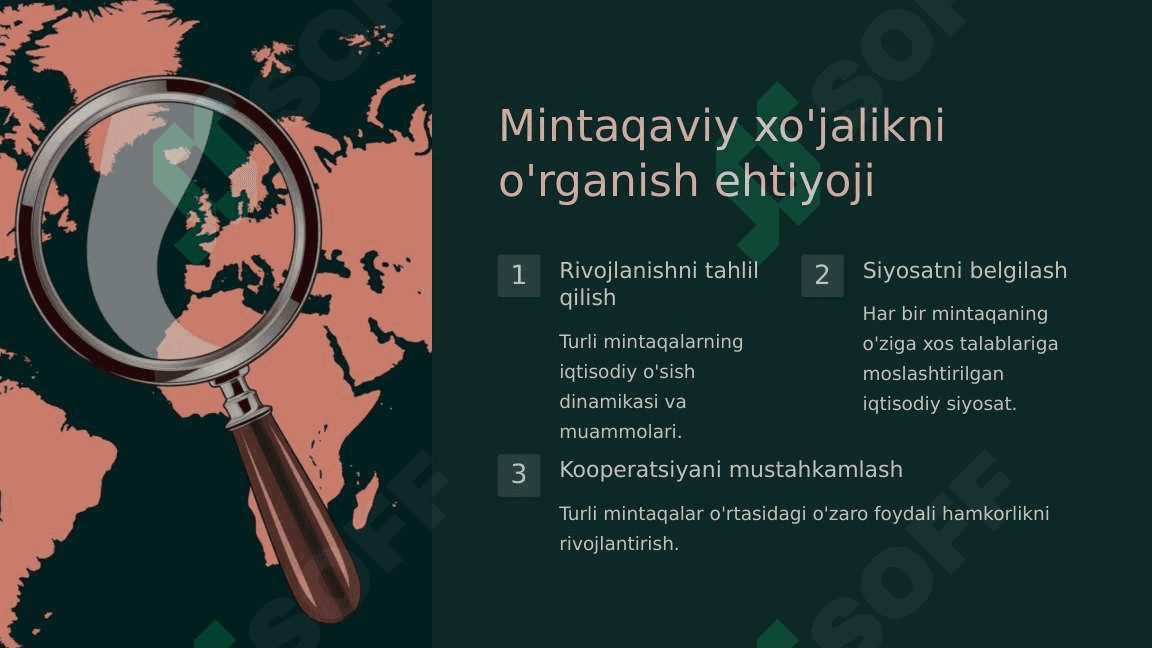 Dunyo xo‘jaligining mintaqaviy xususiyatlari 5