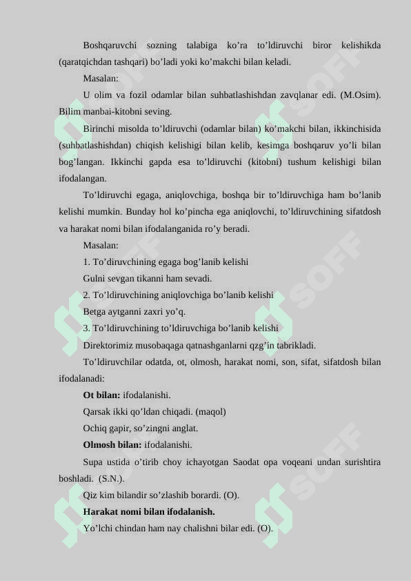 Ikkinchi darajali bo‘laklar va ularning xususiyatlari 4