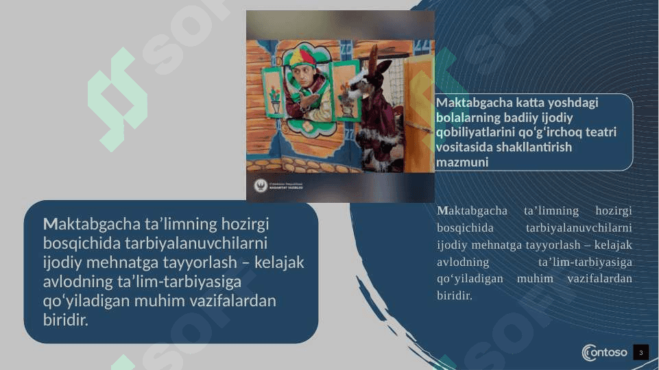 Qo’g’irchoq teatri personajlarini yasash orqali badiiy ijodiy  qobiliyatlarni shakllantirish mazmuni va qo’g’irchoq yasash usullari 3