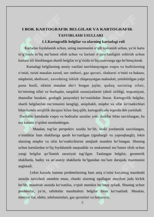IQTISODIY KARTALARDA TASVIRLASH USULLARINING QO‘LLANILISHI 5